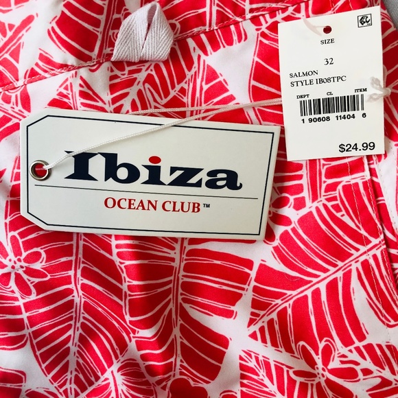 IBIZA Ocean Club Salmon Pink Swim Trunks Shorts - Picture 6 of 8